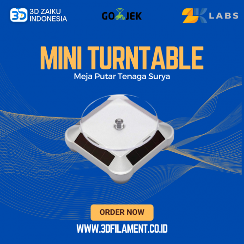 UV Light Mini Turntable Meja Putar Tenaga Surya for 3D Printer Resin